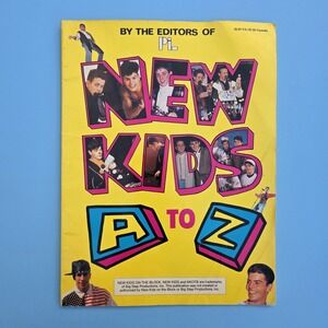 New Kids on the Block Magazine NKOTB New Kids A to Z 1991 Vintage